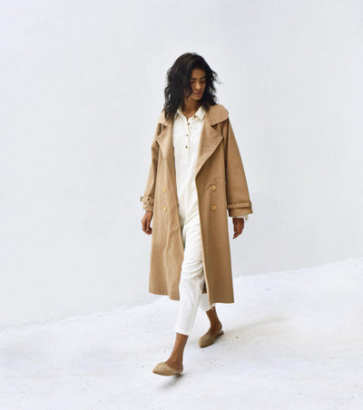 Latte Trench Coat