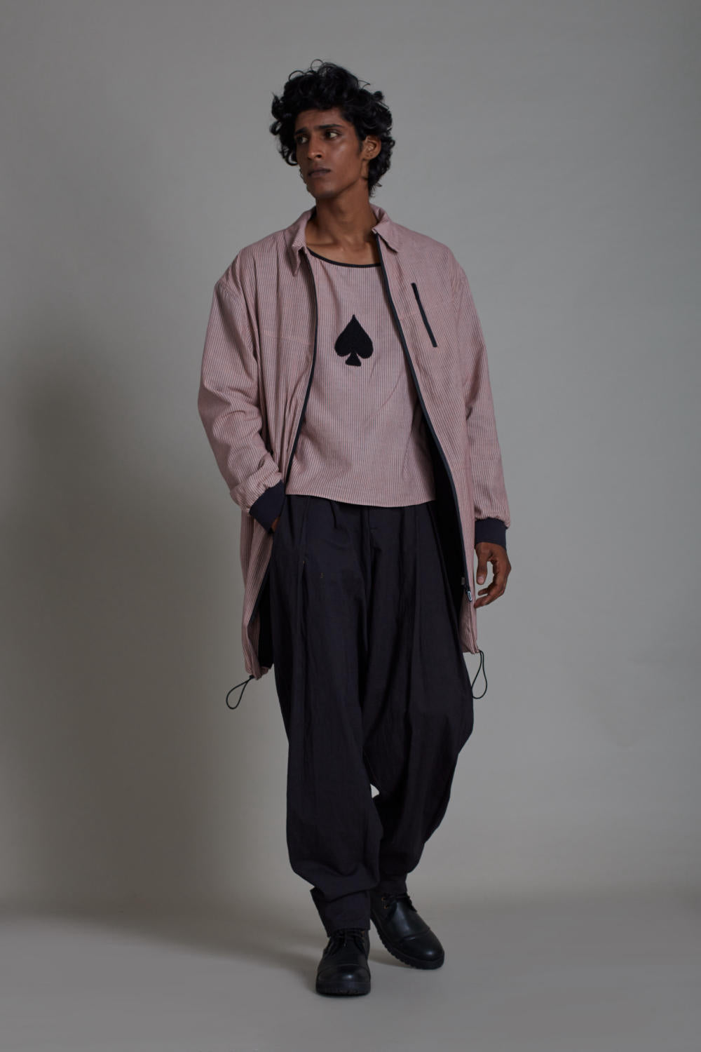 MEN'S BLACK JACK SET-PINK