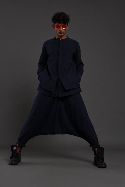 Navy Blue Pocket Dc Set