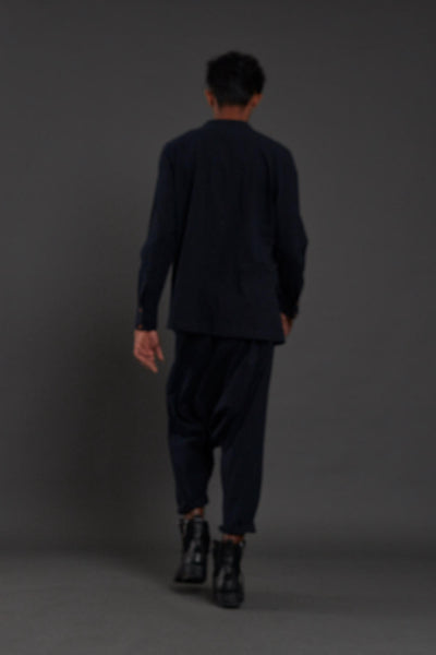 Navy Blue Pocket Dc Set