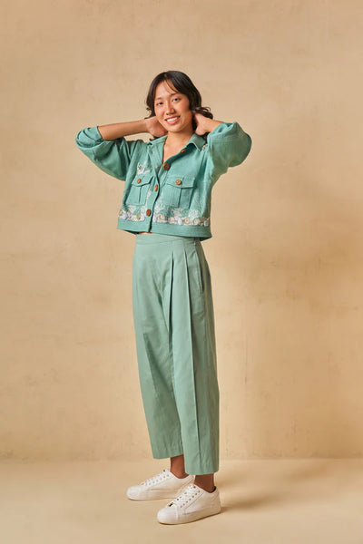 Ocean Oasis handwoven jacket