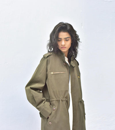 Olive Parka Jacket