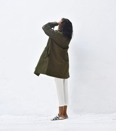 Olive Parka Jacket