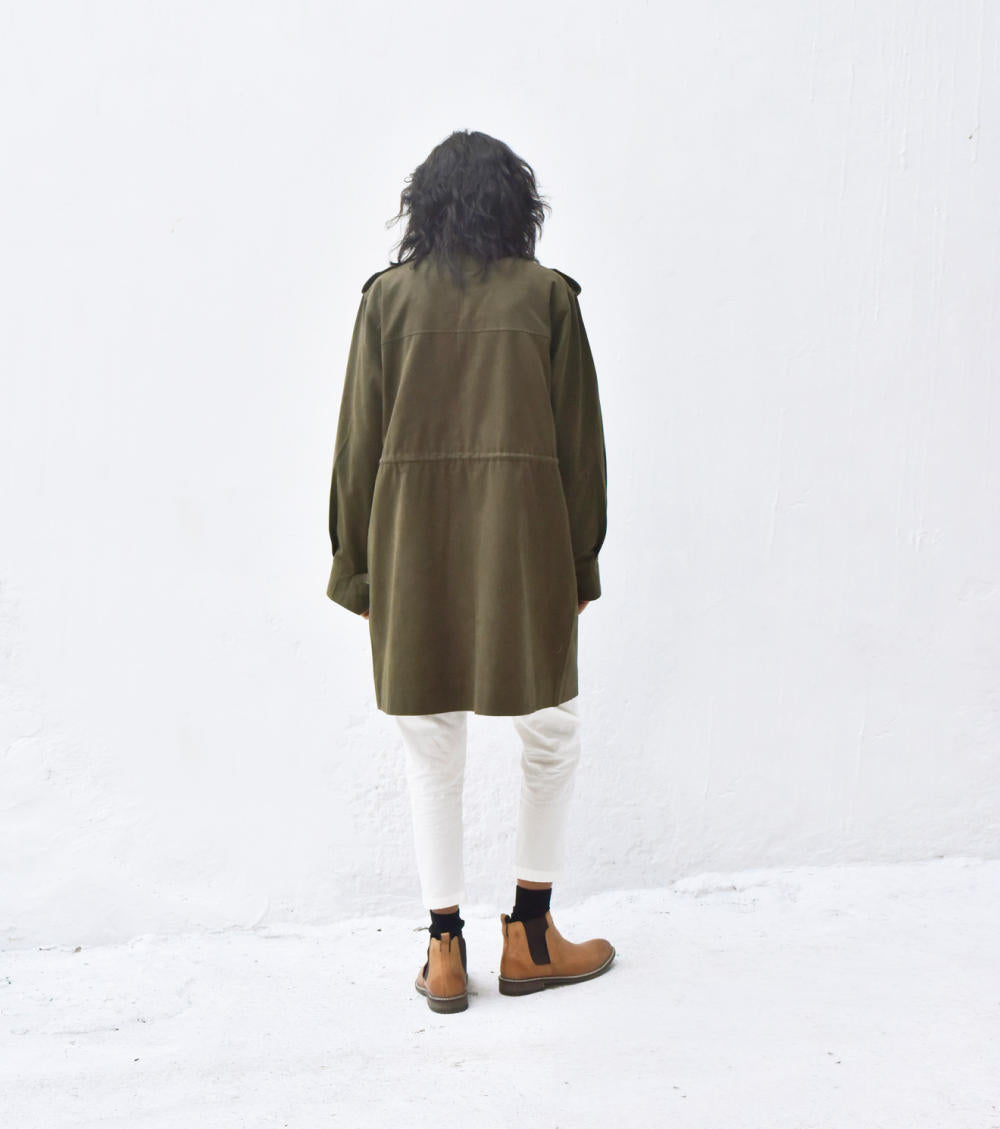 Olive Parka Jacket
