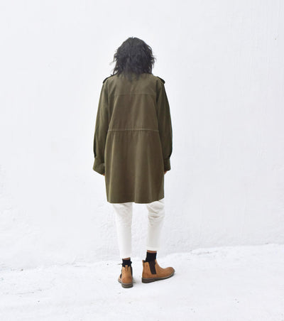 Olive Parka Jacket