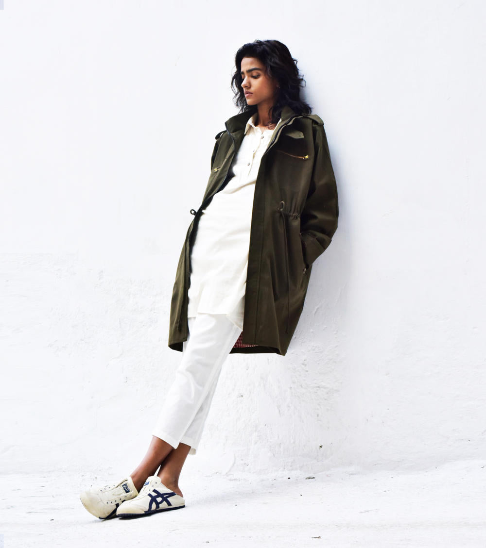Olive Parka Jacket