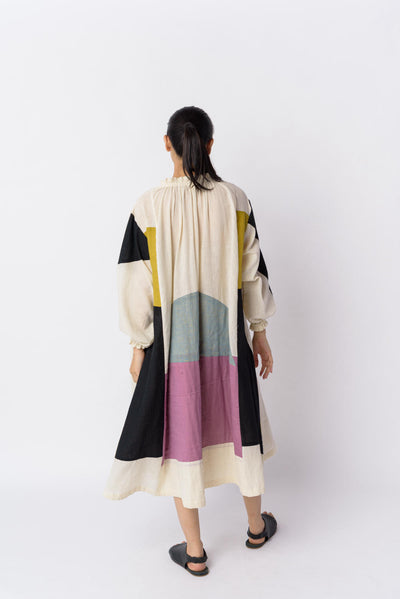 Pride of Crow midi dress - MultiColor