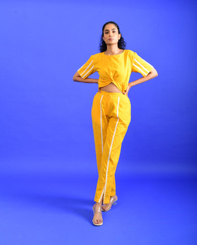ICED MANGO KNOTTED DRESS