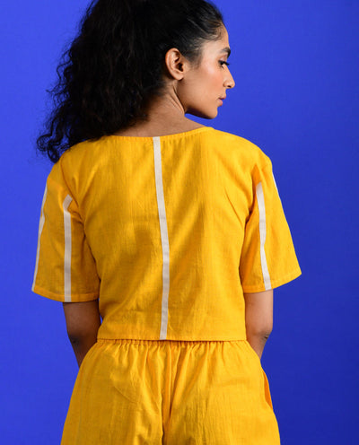 ICED MANGO KNOTTED DRESS