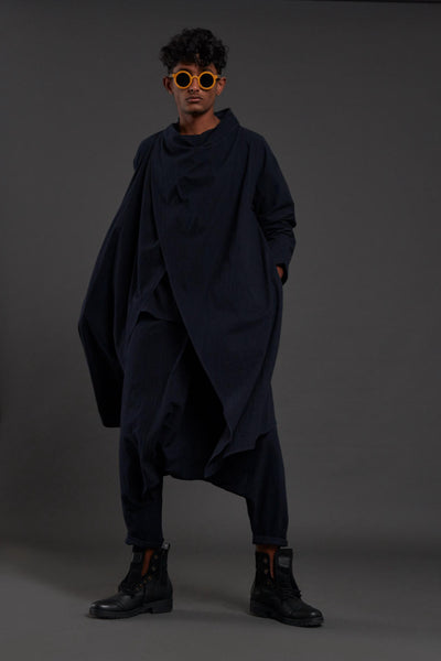 Raasta 3 way Navy Blue Jacket & Set of 3