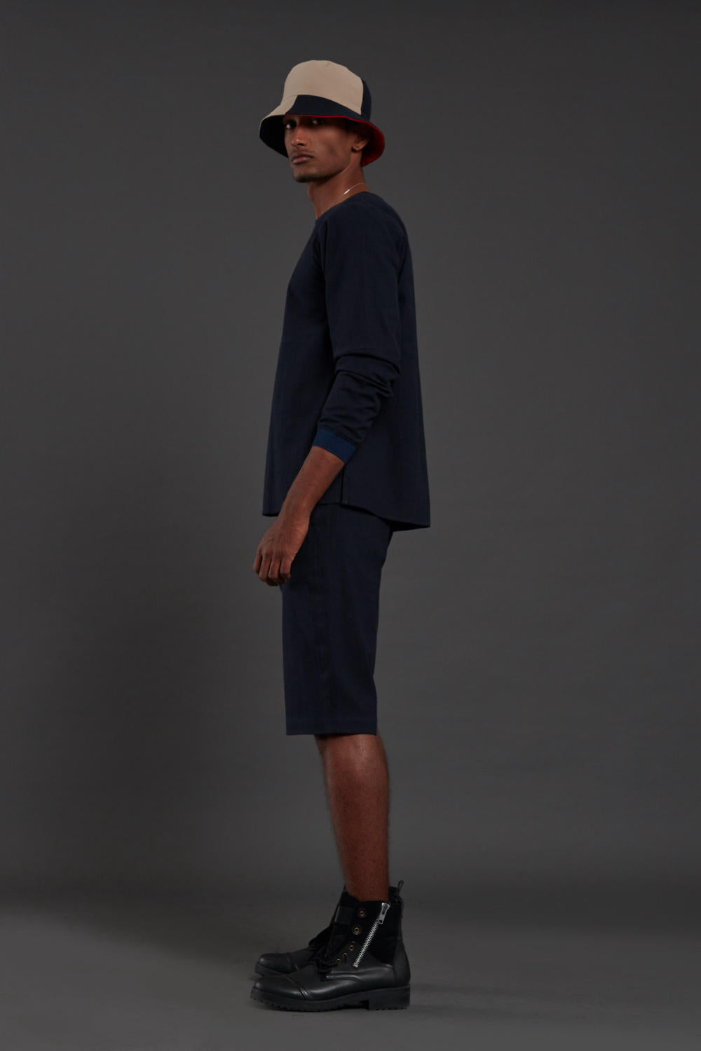 Raasta Navy Blue shorts & co-ord set