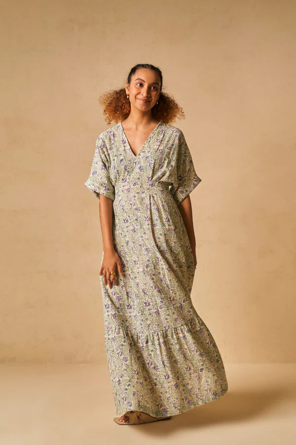 Reef Bloom kala cotton maxi dress