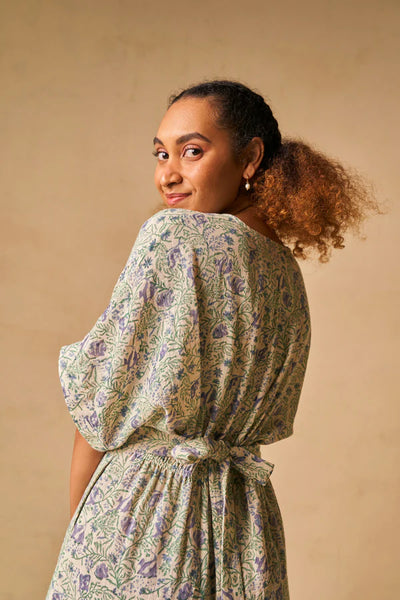 Reef Bloom kala cotton maxi dress