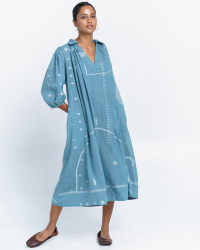 Relaxed fit midi dress