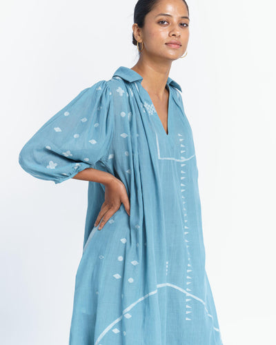 Relaxed fit midi dress