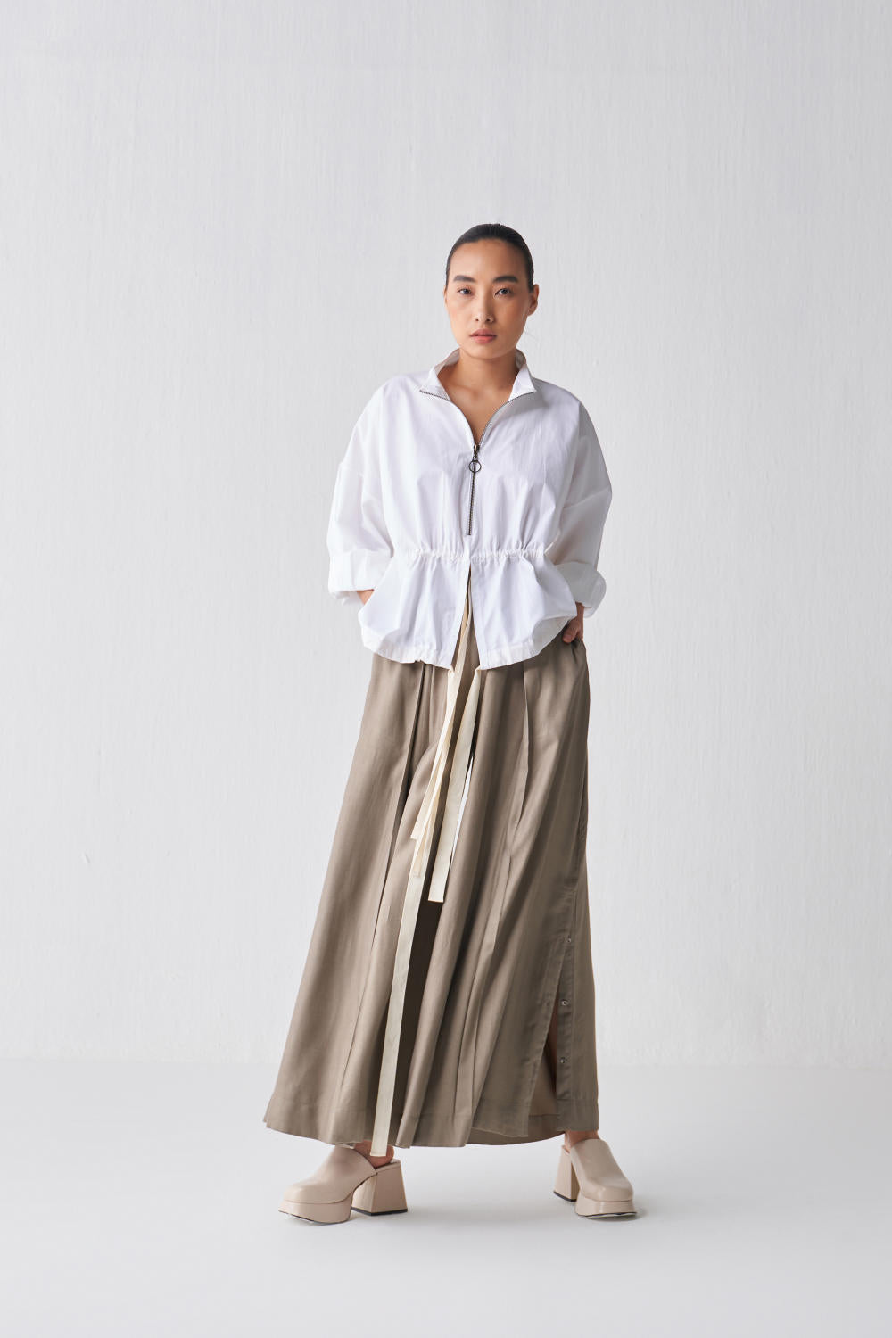 DRAWSTRING TOP CO-ORD