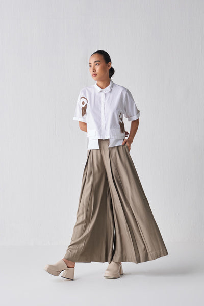 CROP FRINGE TOP  CO-ORD