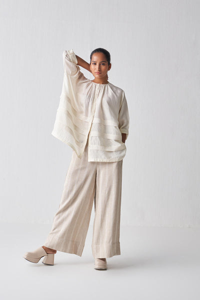MULTI-PLEAT TOP CO-ORD
