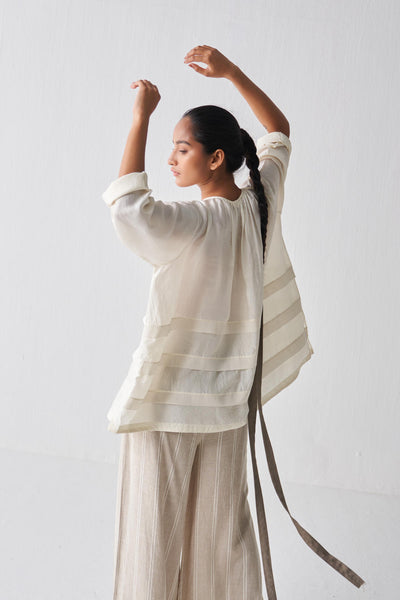MULTI-PLEAT TOP CO-ORD