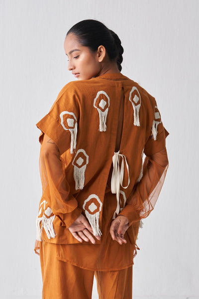 FRINGE LAYERED TOP CO-ORD