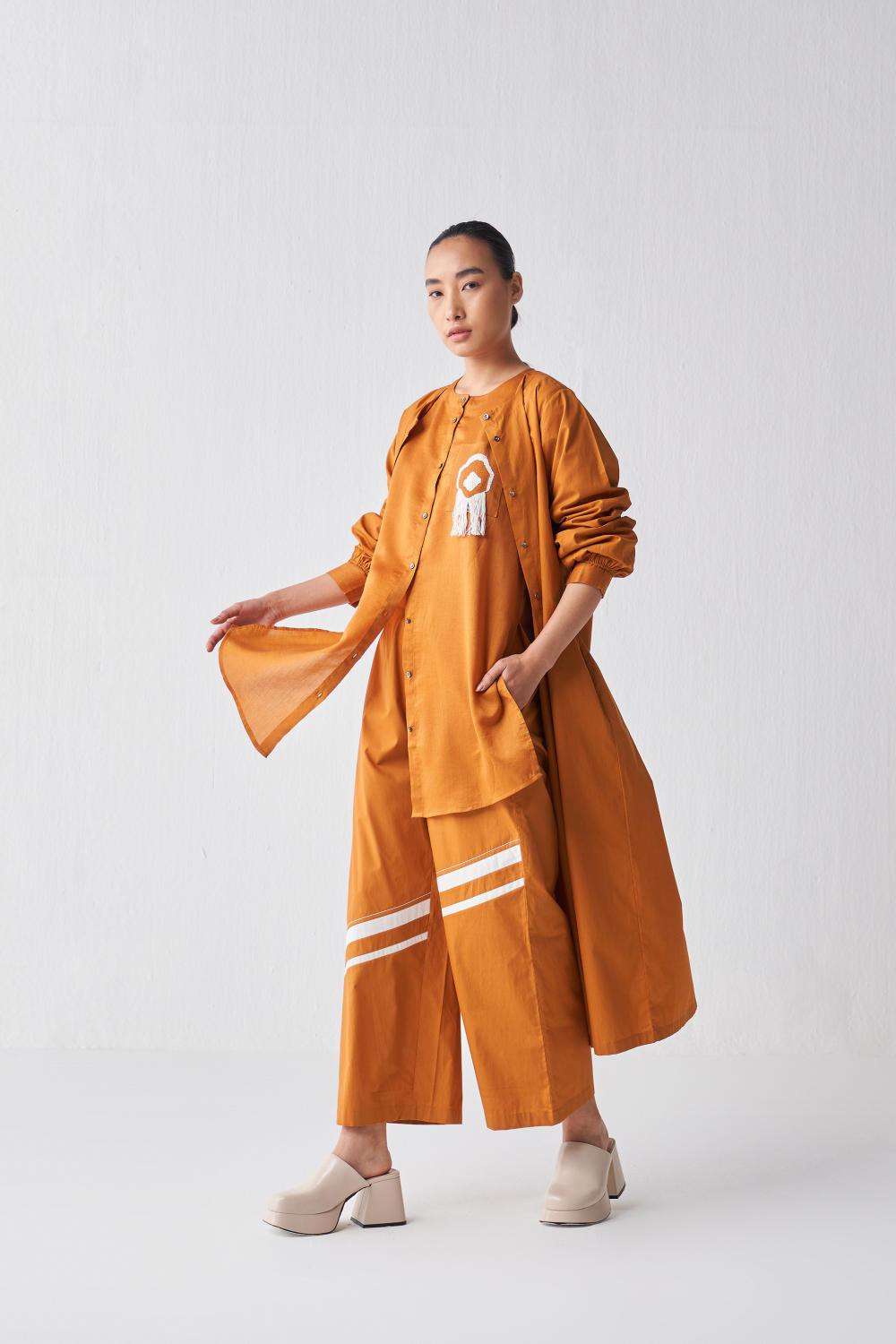 FRINGE SHIRT CO-ORD (SET OF 3)