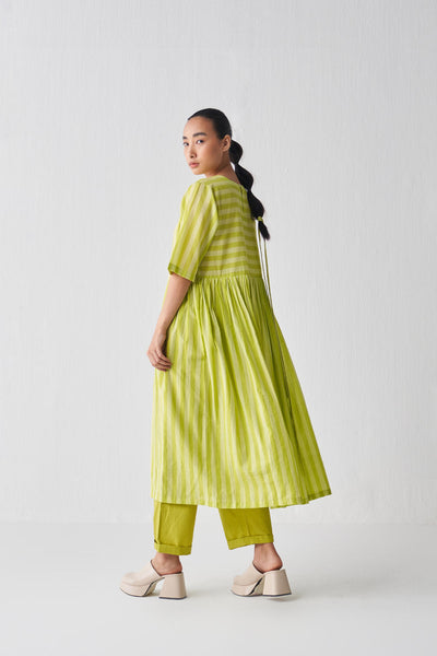 SIDE GATHER DRESS