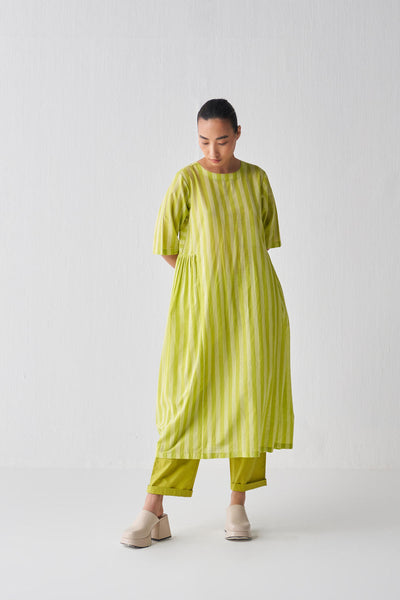 SIDE GATHER DRESS