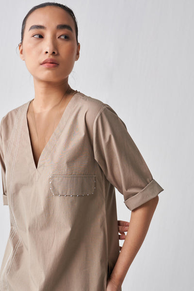 FLAP POCKET TUNIC CO-ORD