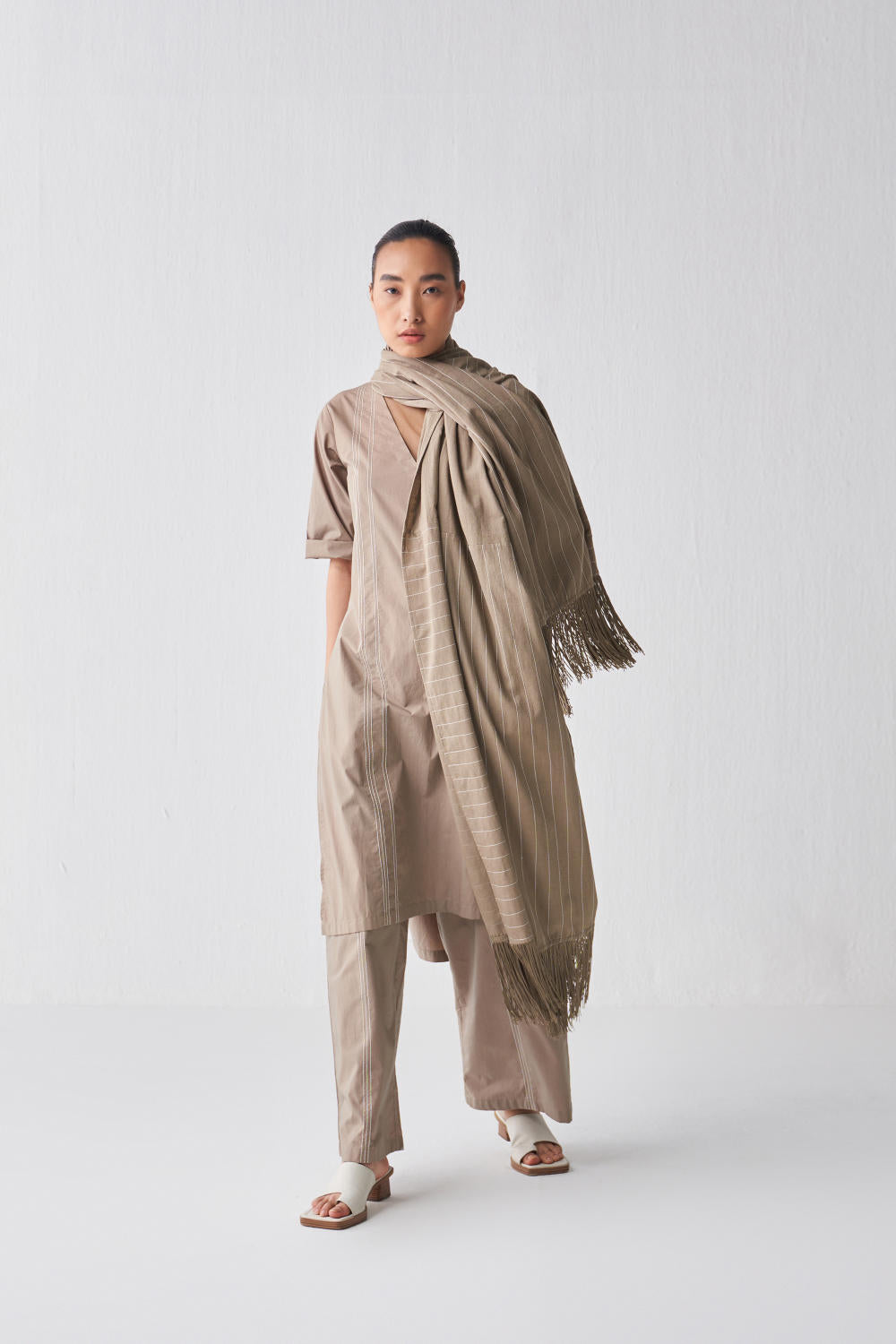 FLAP POCKET TUNIC CO-ORD (SET OF 3)