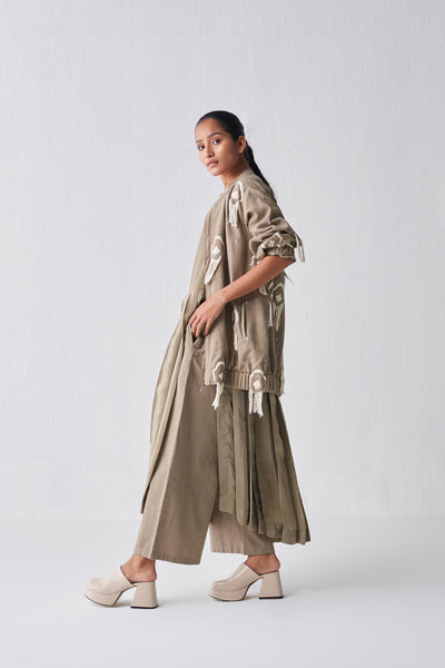 FRINGE BOMBER JACKET CO-ORD
