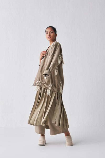 FRINGE BOMBER JACKET CO-ORD