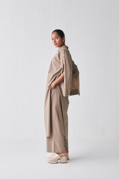 EXTENDED PLACKET TUNIC CO-ORD (SET OF 3)