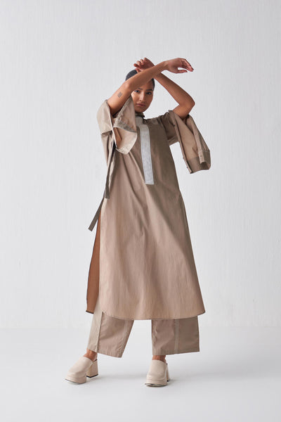 EXTENDED PLACKET TUNIC CO-ORD (SET OF 3)