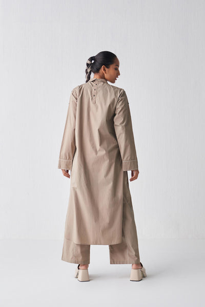 EXTENDED PLACKET TUNIC CO-ORD (SET OF 3)