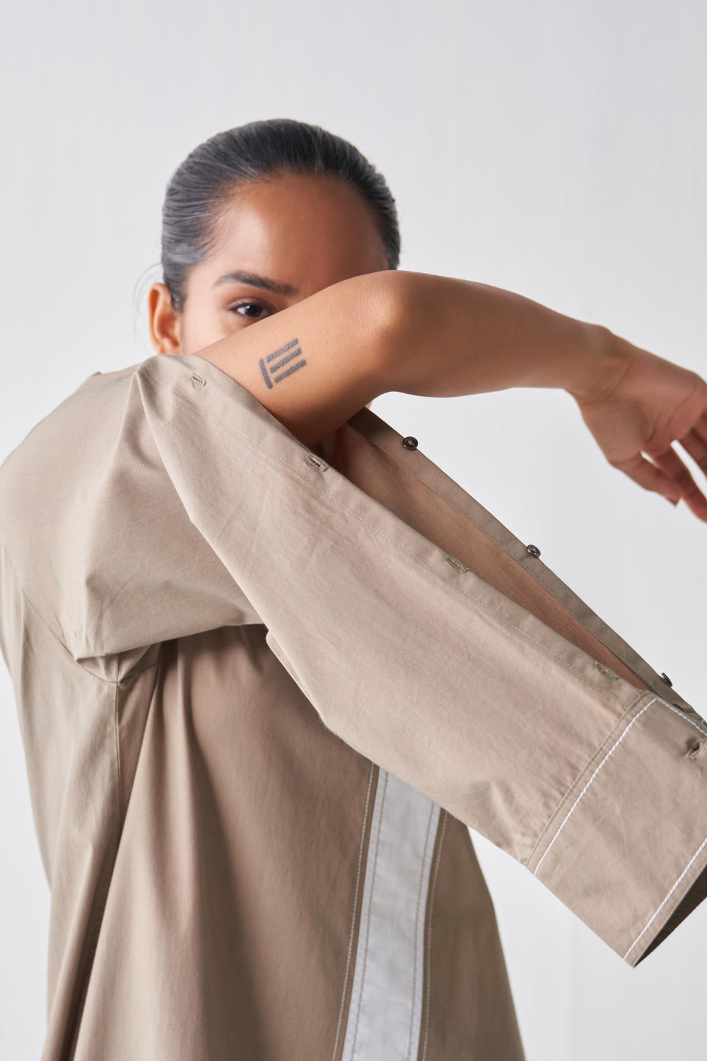 EXTENDED PLACKET TUNIC CO-ORD (SET OF 3)