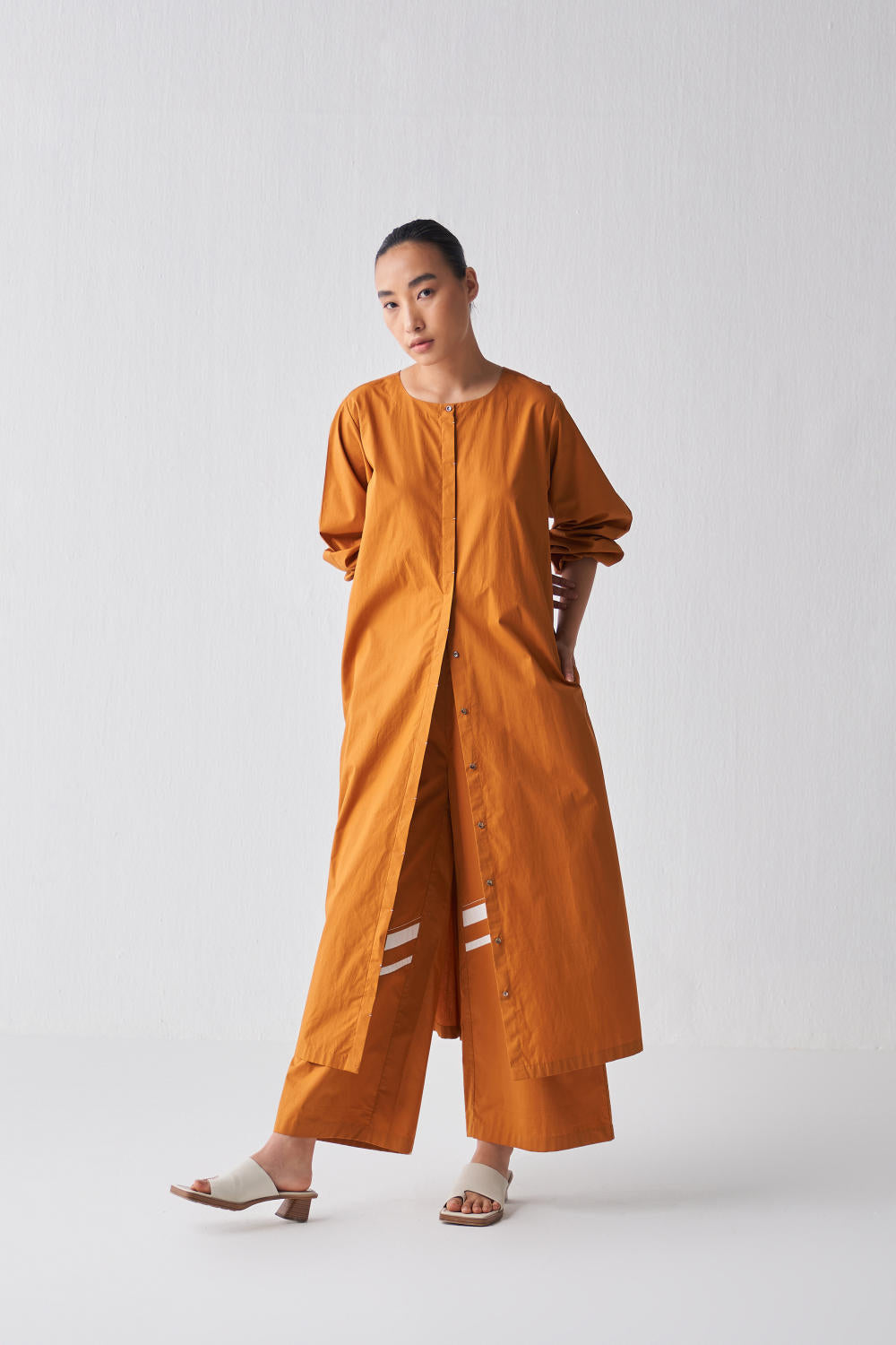BACK YOKE JACKET CO-ORD (SET OF 3)