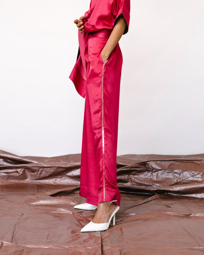 Rasp Pleatted Pant - Size S