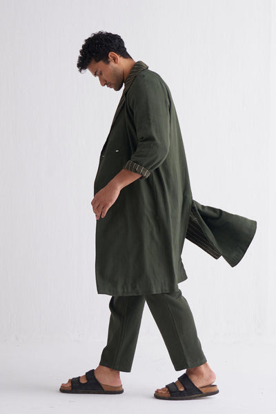Trench Jacket Co-ord - Olive