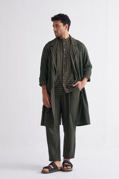 Trench Jacket Co-ord - Olive
