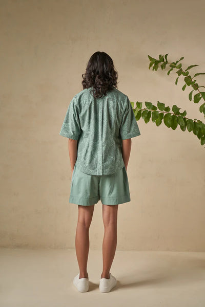 The Coral organic cotton shacket