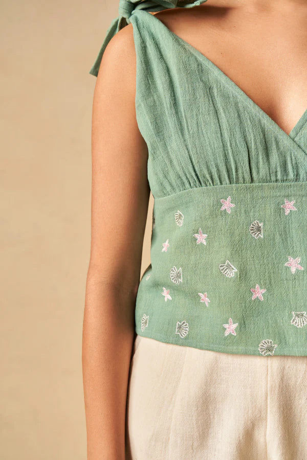 The Ocean Tide kala cotton top