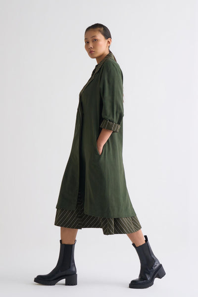 Trench Jacket Co-ord - Olive