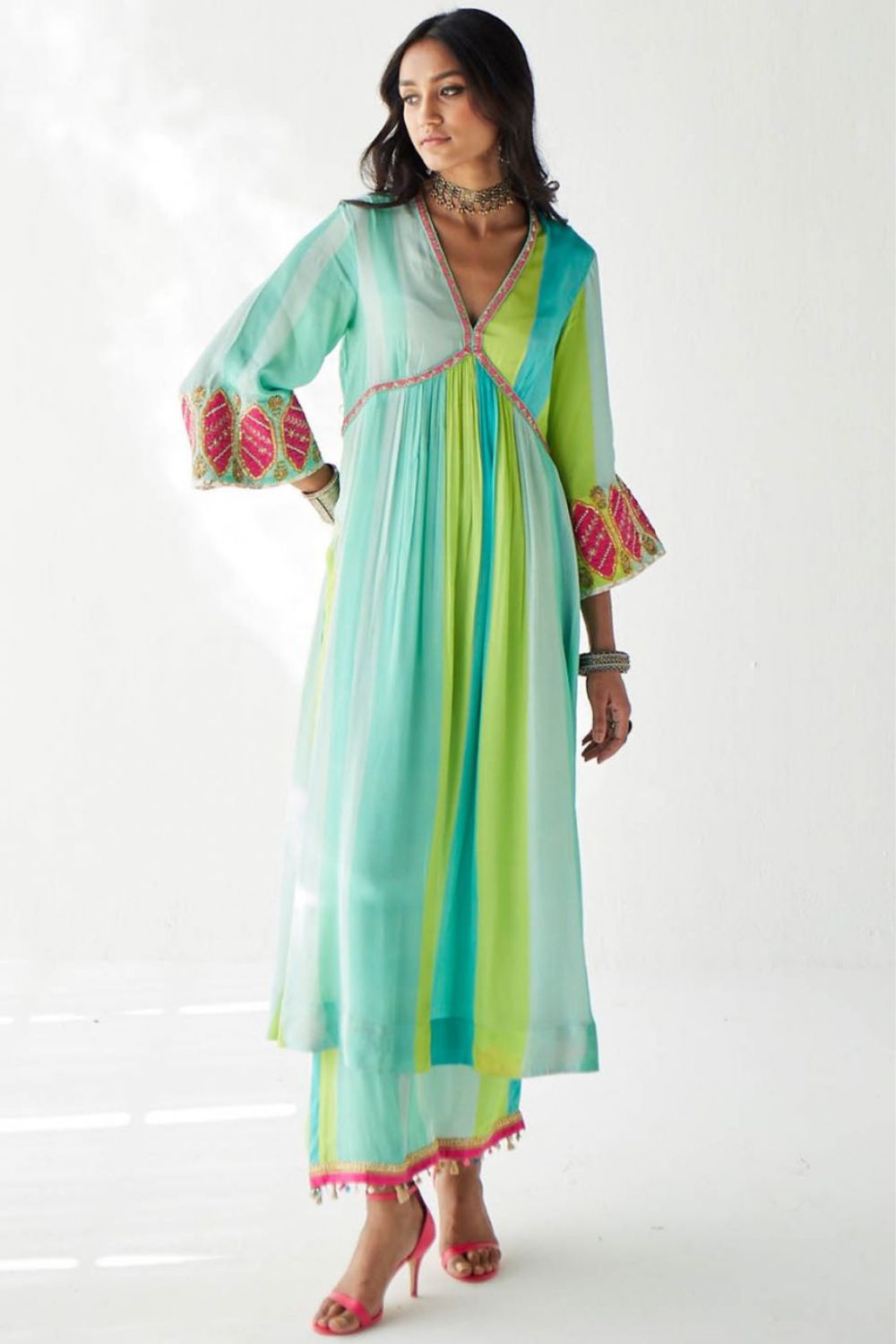 FEROZY BELL SLEEVE KURTA SET