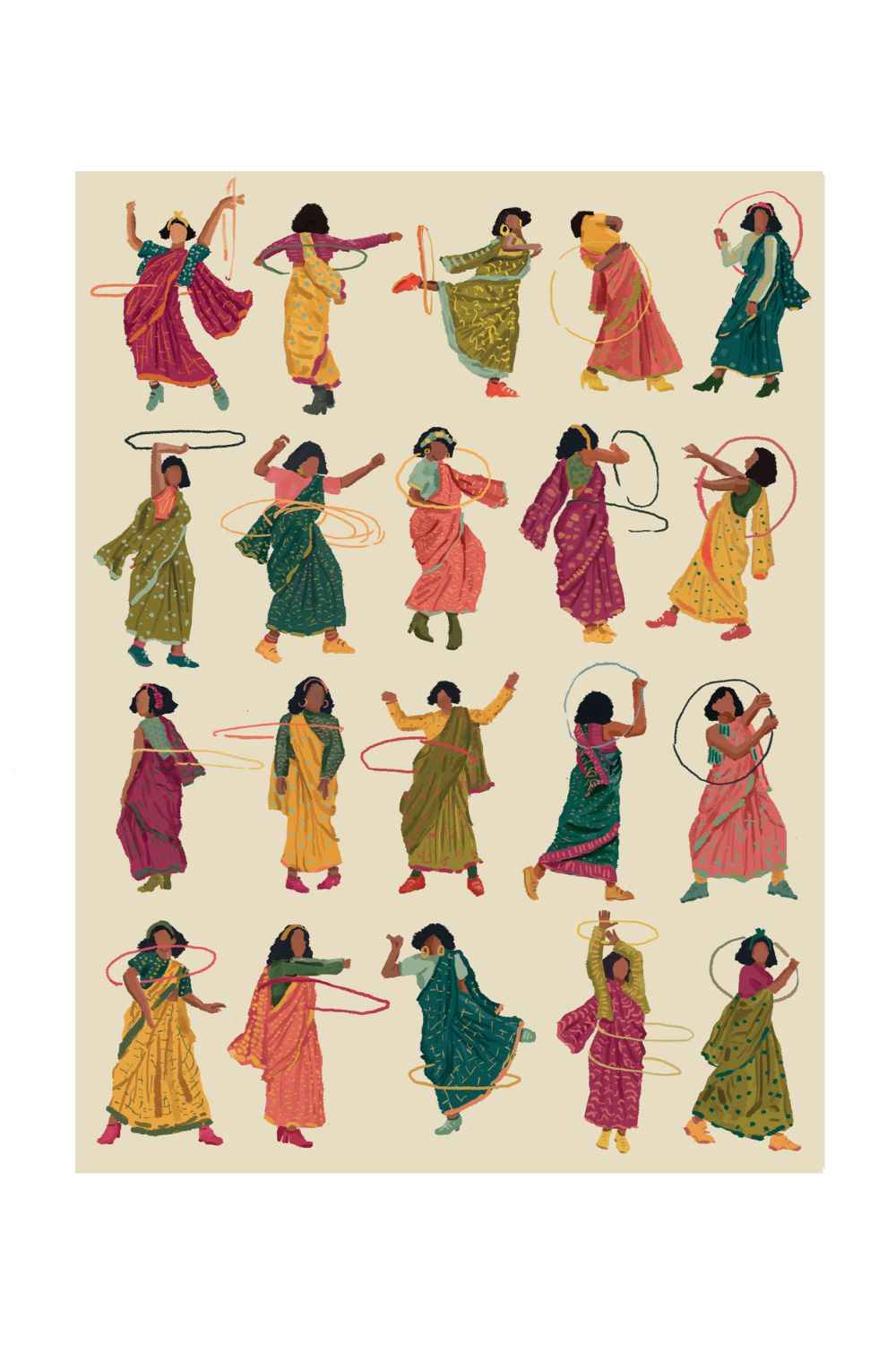 Hula in a Sari