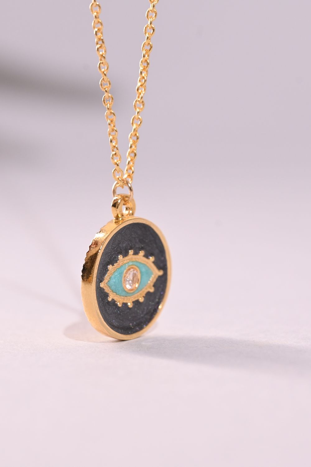 The sentinel's eye-Evil Eye Pendant chain