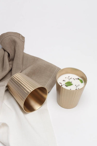 Avisa Brass Tumblers- Set of 2