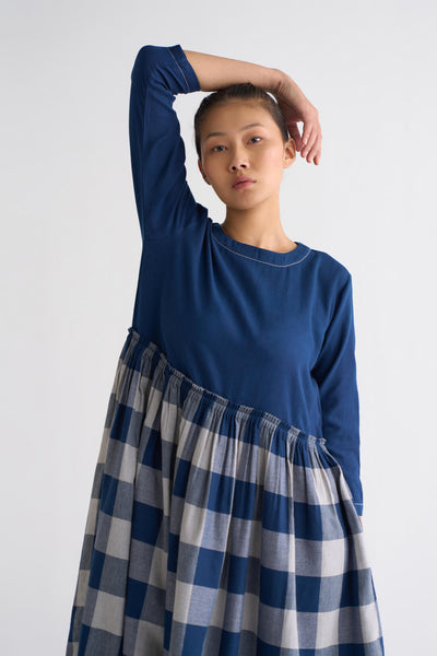 Yoke Dress Co-ord - Navy