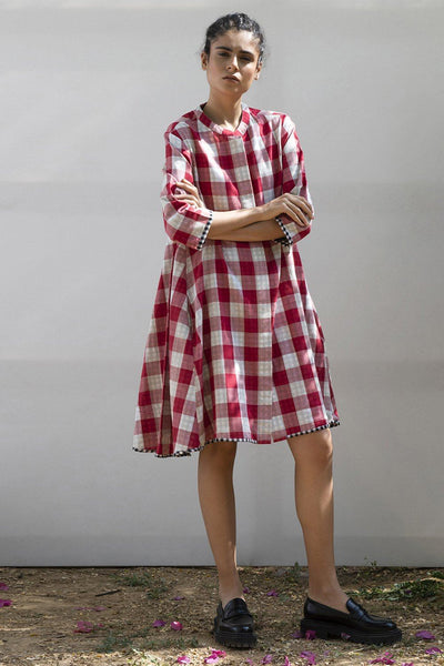 Amaryliss Trapeze Dress Fashion Khara Kapas