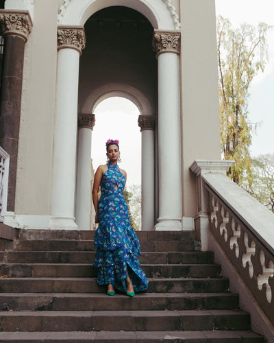 Amer Silk Dress Fashion JodiLife