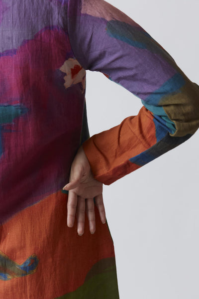 AMETHYST LINEN KURTA SET Fashion Yam